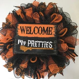 Welcome My Pretties Halloween 🎃 Wreath